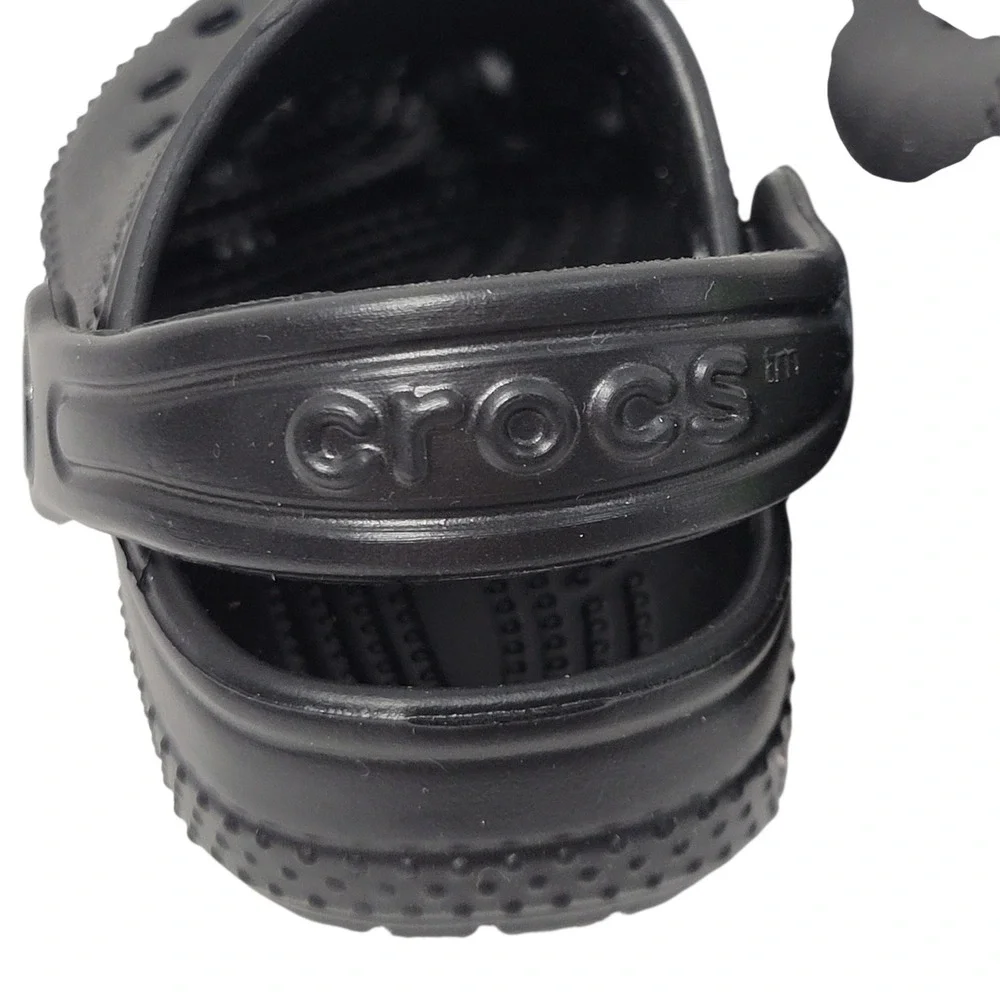 Crocs Infant Littles Classic Clogs Size C2/C3 Black Slip On Shoe Unisex Gift Box